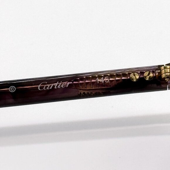 NEW CARTIER CT0010S 003 HAVANA UNISEX SUNGLASSES CARTIER main image 4